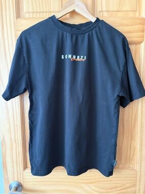 Men's Black Short Sleeve Logo T-Shirt
